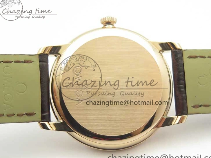 0119 Practical De Ville RG MKF 1:1 Best Edition Silver Dial RG Markers on Brown Leather Strap MIYOTA 9015 V 8049